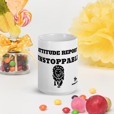 ATTITUDE REPORT V.1-White glossy mug