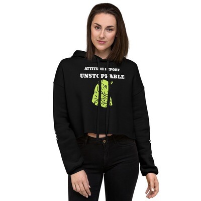 ATTITUDE REPORT V.2-Crop Hoodie