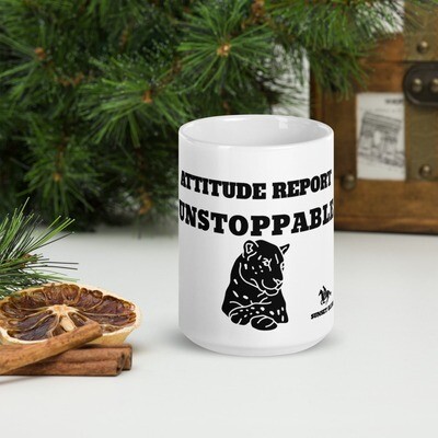 ATTITUDE REPORT V.2-White glossy mug