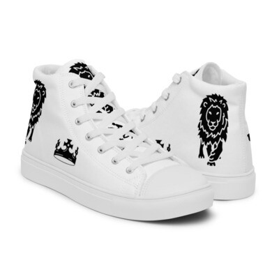 ATTITUDE REPORT V.1 BLACK\BLACK-Men’s high top canvas shoes