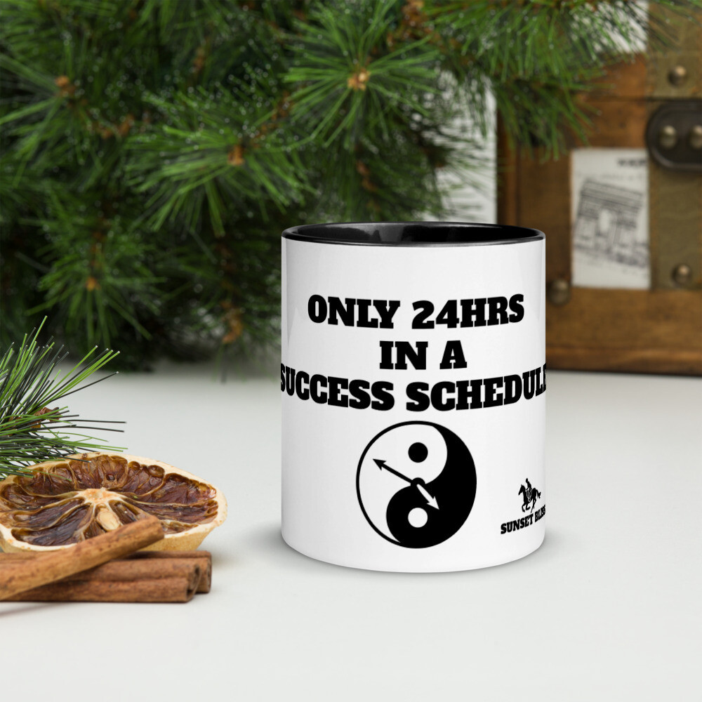 ONLY 24HRS-Mug with Color Inside, Color: Black