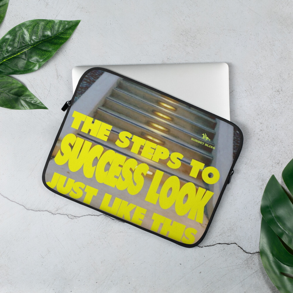 STEPS TO-Laptop Sleeve, Size: 13 in