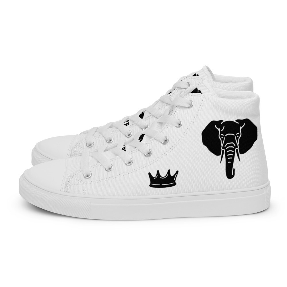 GREATNESS CALLS-Women’s high top canvas shoes, Size: 5