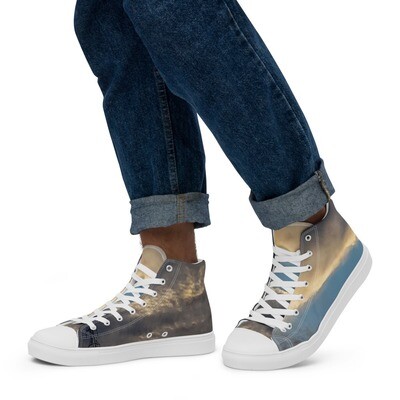 BLURR-Men’s high top canvas shoes
