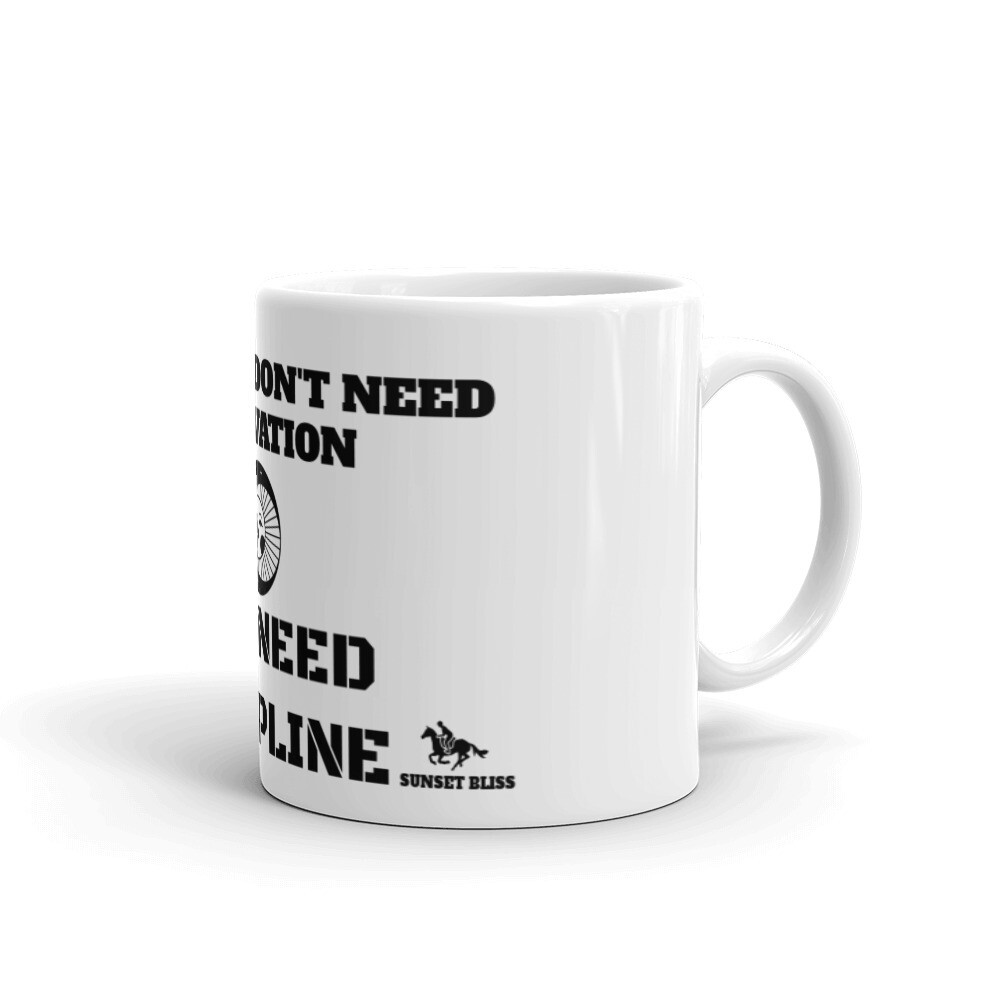 WINNERS\DISCIPLINE-White glossy mug, Size: 11oz