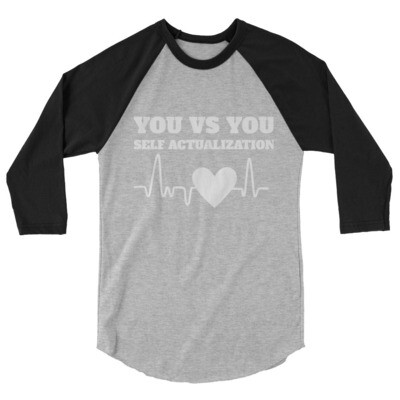 YOU VS YOU-3/4 sleeve raglan shirt