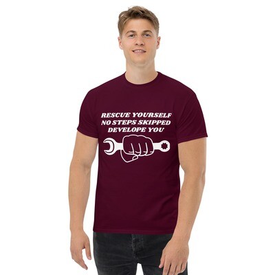 RESCUE YOURSELF-Men's heavyweight tee