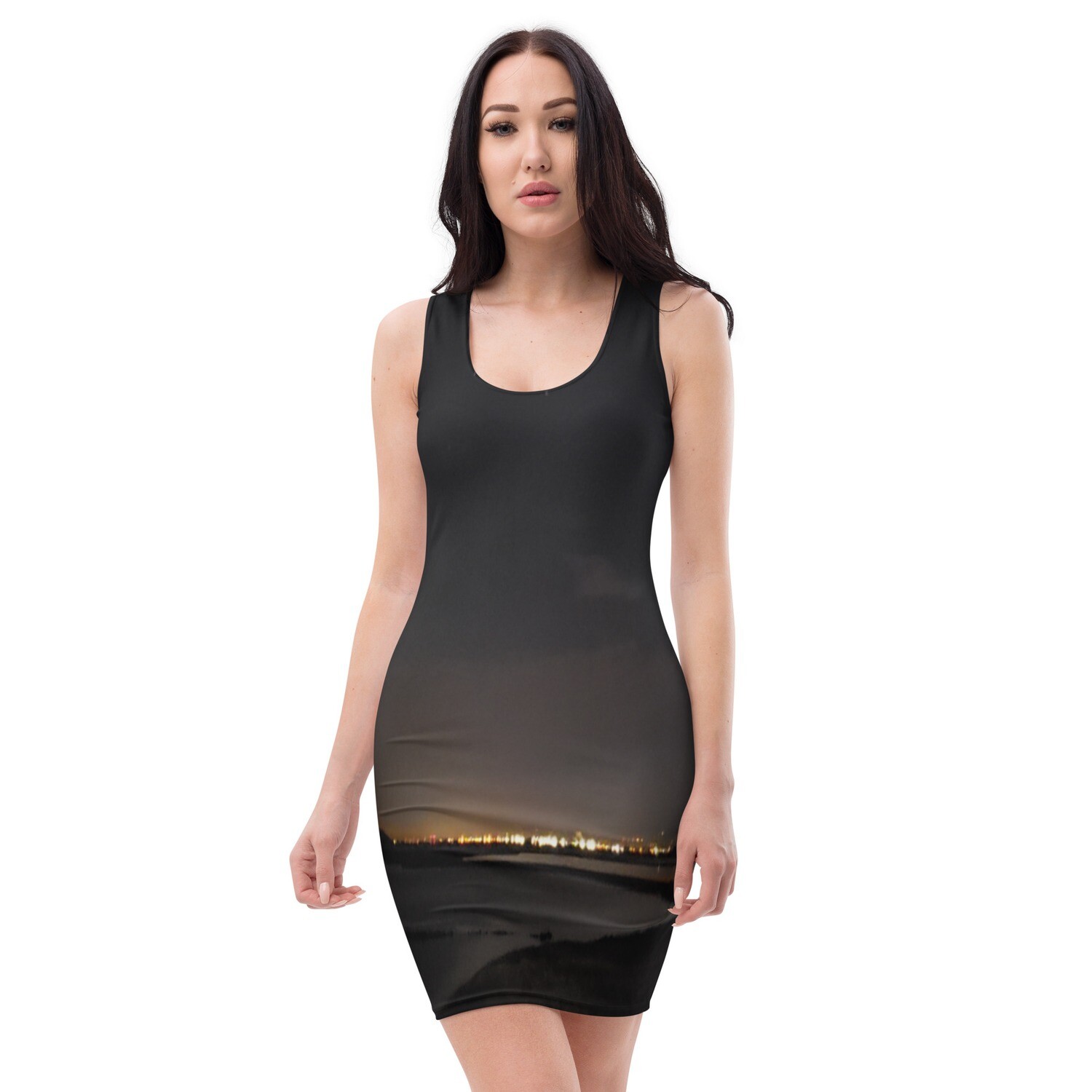 AURA-Sublimation Cut &amp; Sew Dress, Size: XS