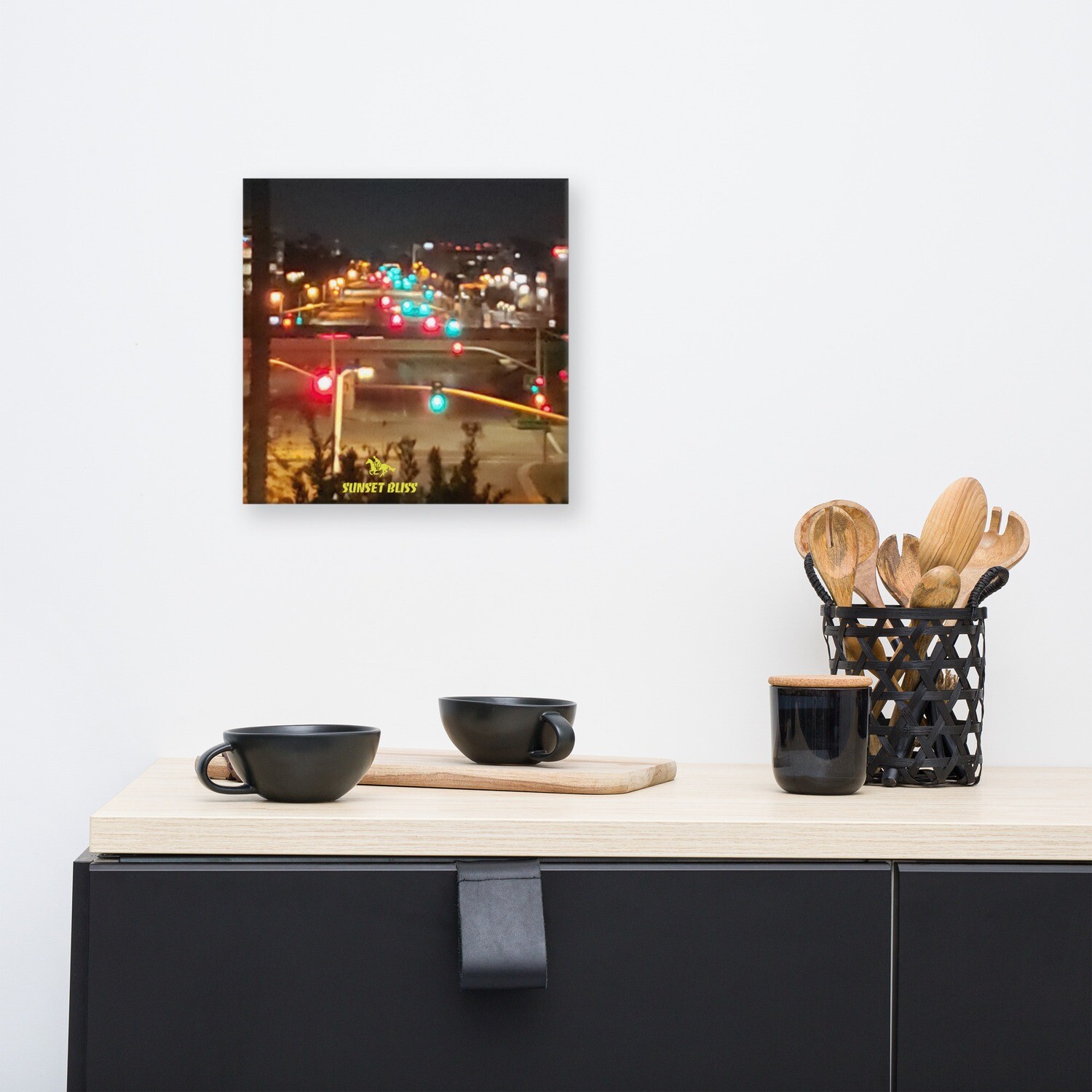 MIDNITE-BLVD-Canvas, Size: 12×12