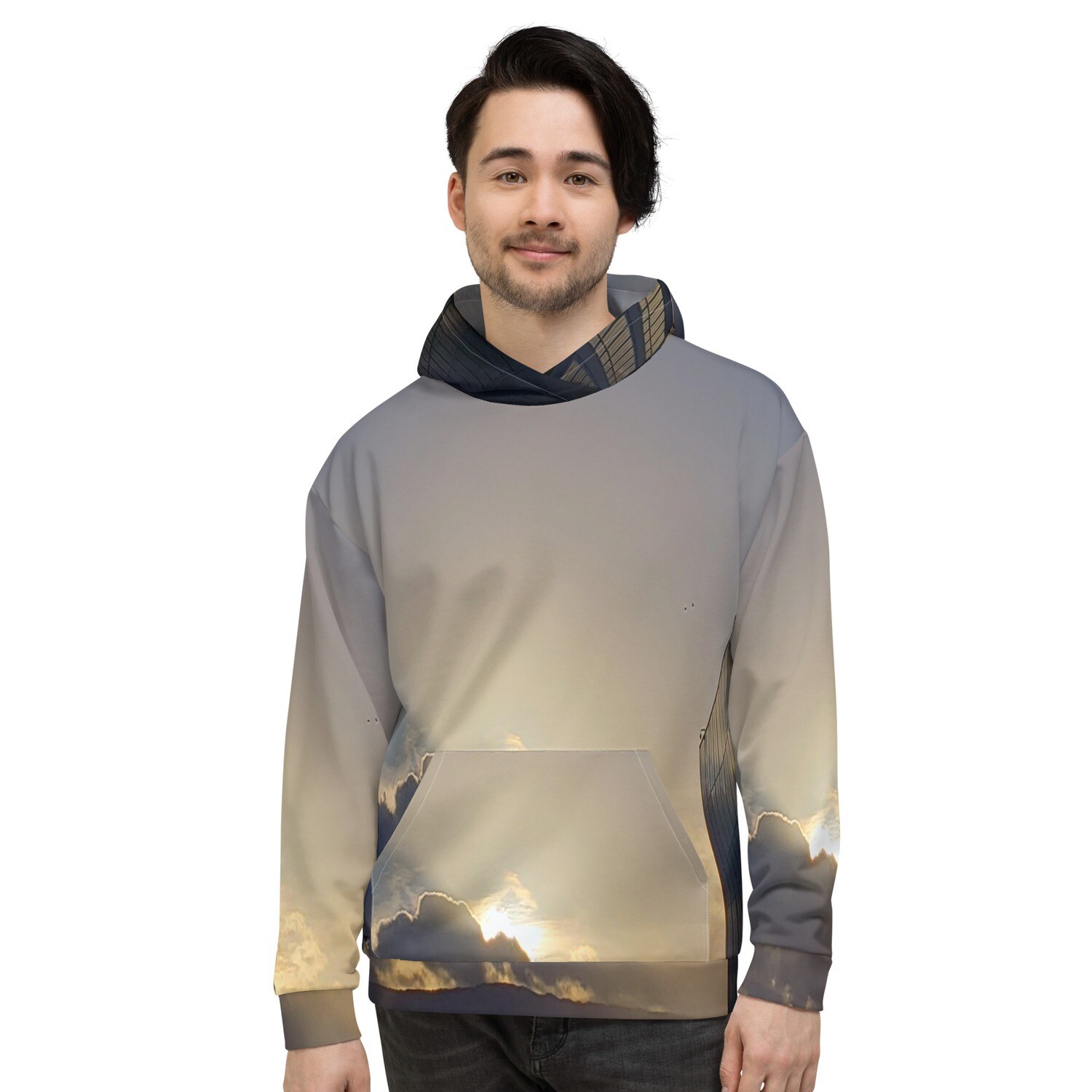 TOP FLIGHT SKYLINE-Unisex Hoodie, Size: XS