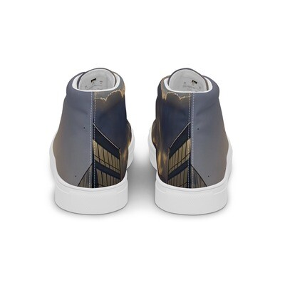 TOP FLIGHT SKYLINE-Men’s high top canvas shoes