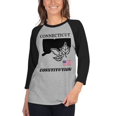 CONNECTICUT-3/4 sleeve raglan shirt