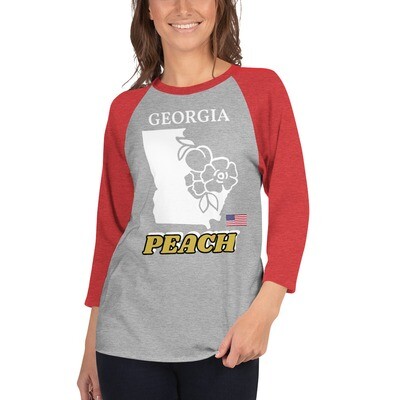 GEORGIA-3/4 sleeve raglan shirt