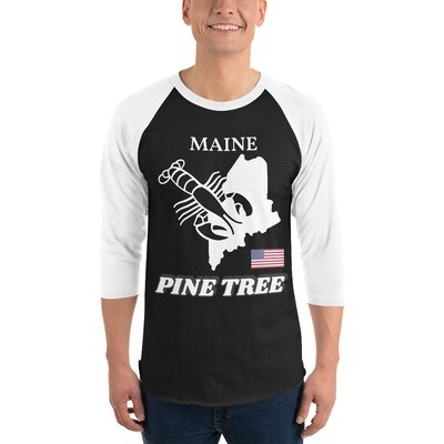 MAINE-3/4 sleeve raglan shirt