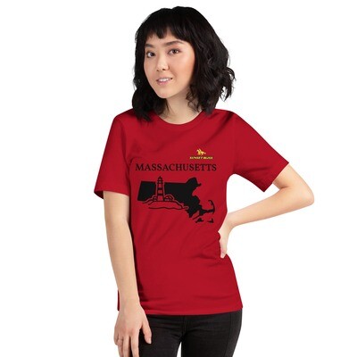 MASSACHUSETTS-Short-Sleeve Unisex T-Shirt