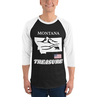 MONTANA-3/4 sleeve raglan shirt
