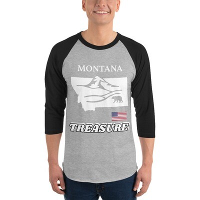 MONTANA-3/4 sleeve raglan shirt
