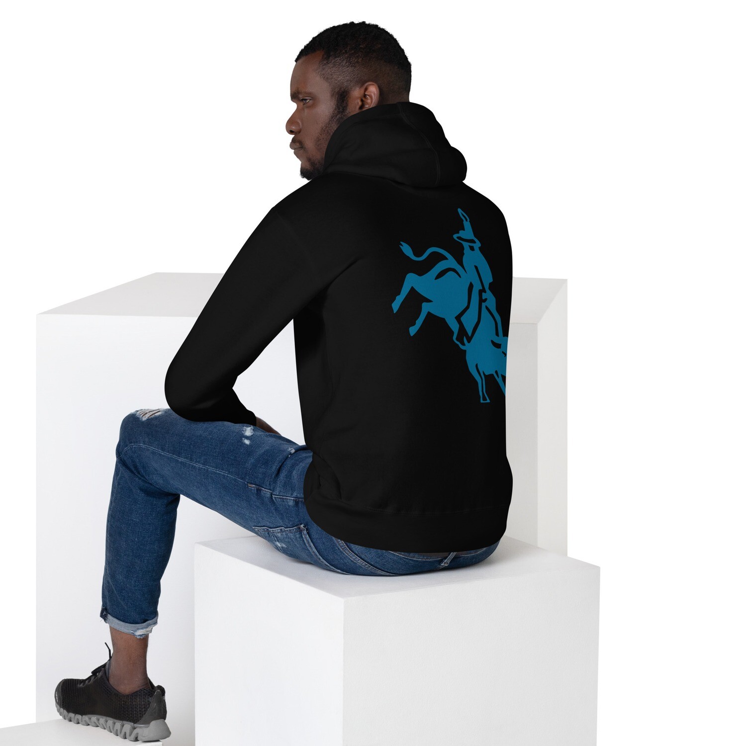 INSANITY-Unisex Hoodie, Color: Black, Size: S