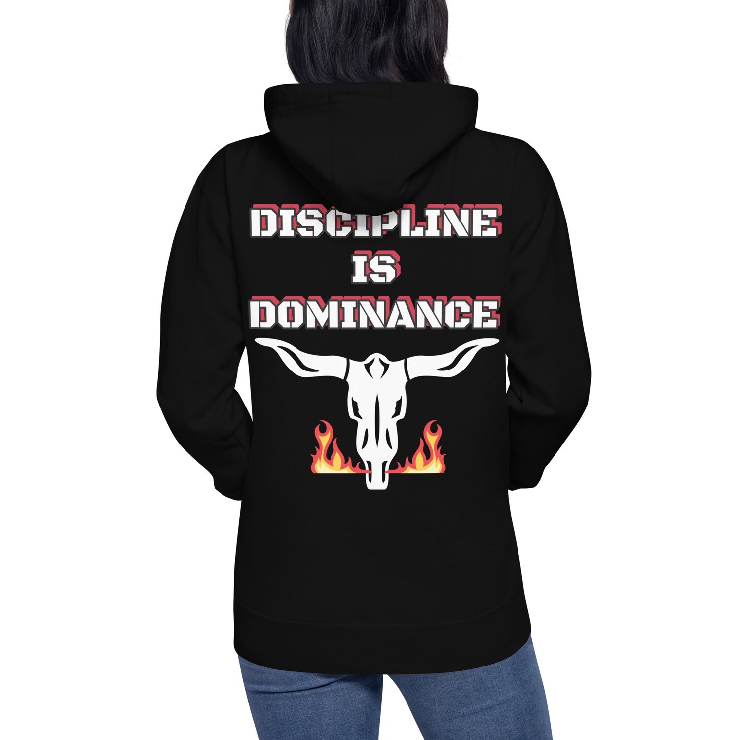 CRUSH FEARS-Unisex Hoodie, Color: Black, Size: S