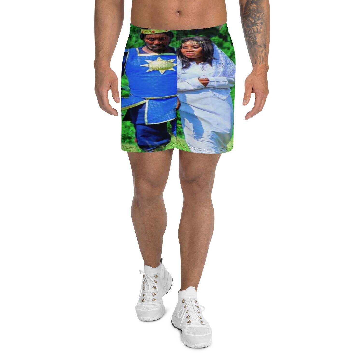 MAMABA-HAMMER-Men's Athletic Long Shorts, Size: XS