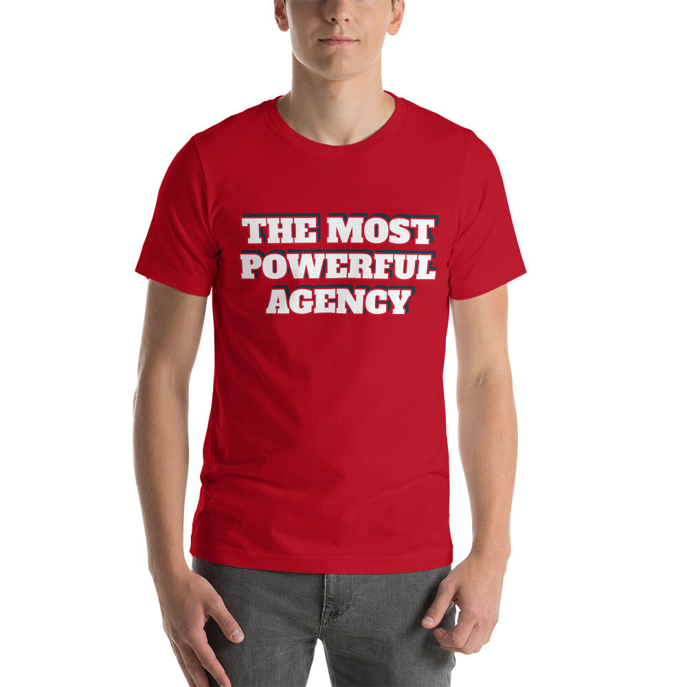 THE MIND-Short-sleeve unisex t-shirt, Color: Red, Size: S