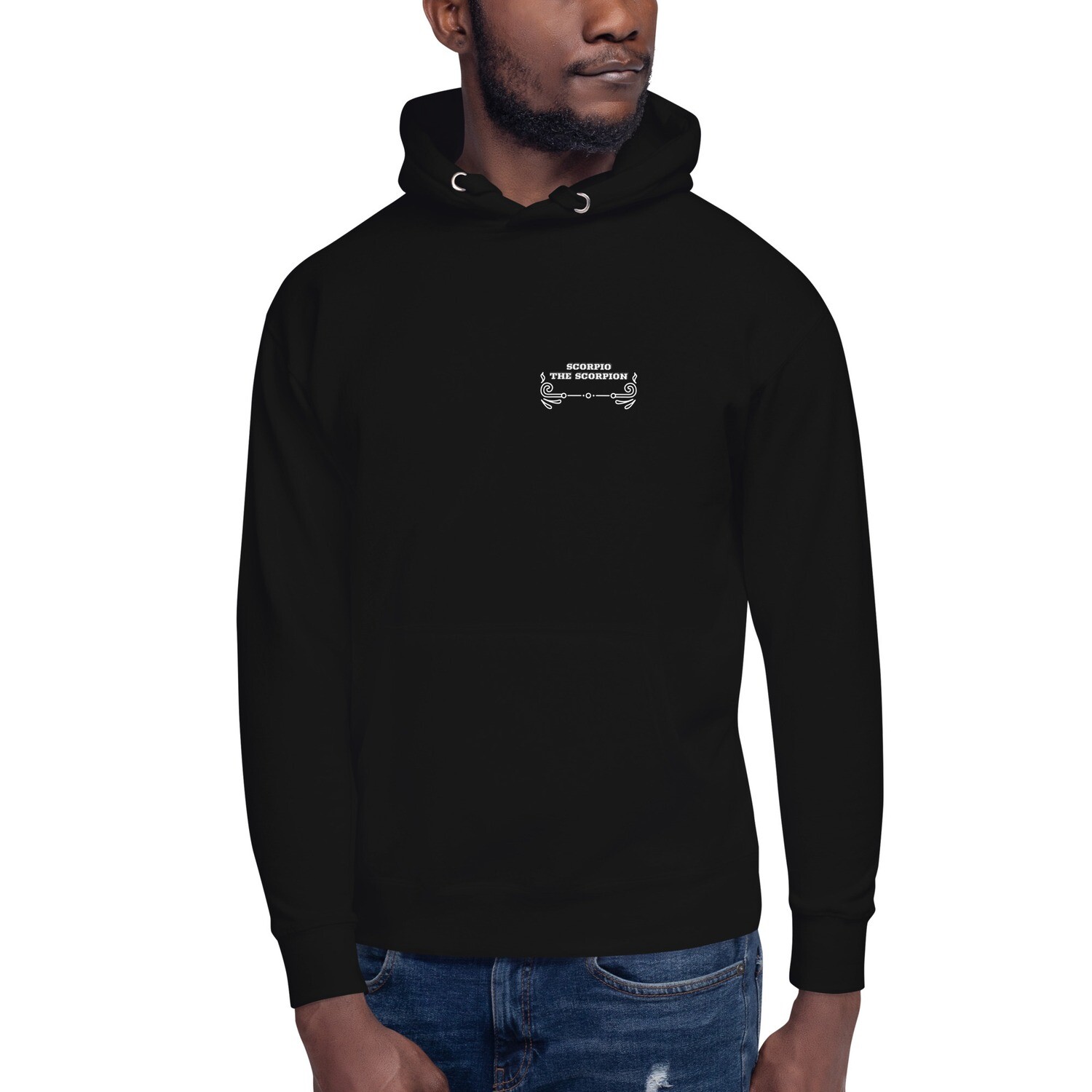SCORPIO ZODIAC-Unisex Hoodie, Color: Black, Size: S