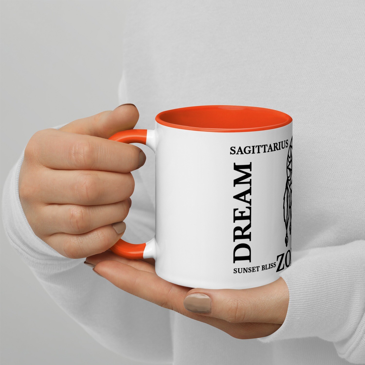 SAGITTARIUS ZODIAC-Mug with Color Inside