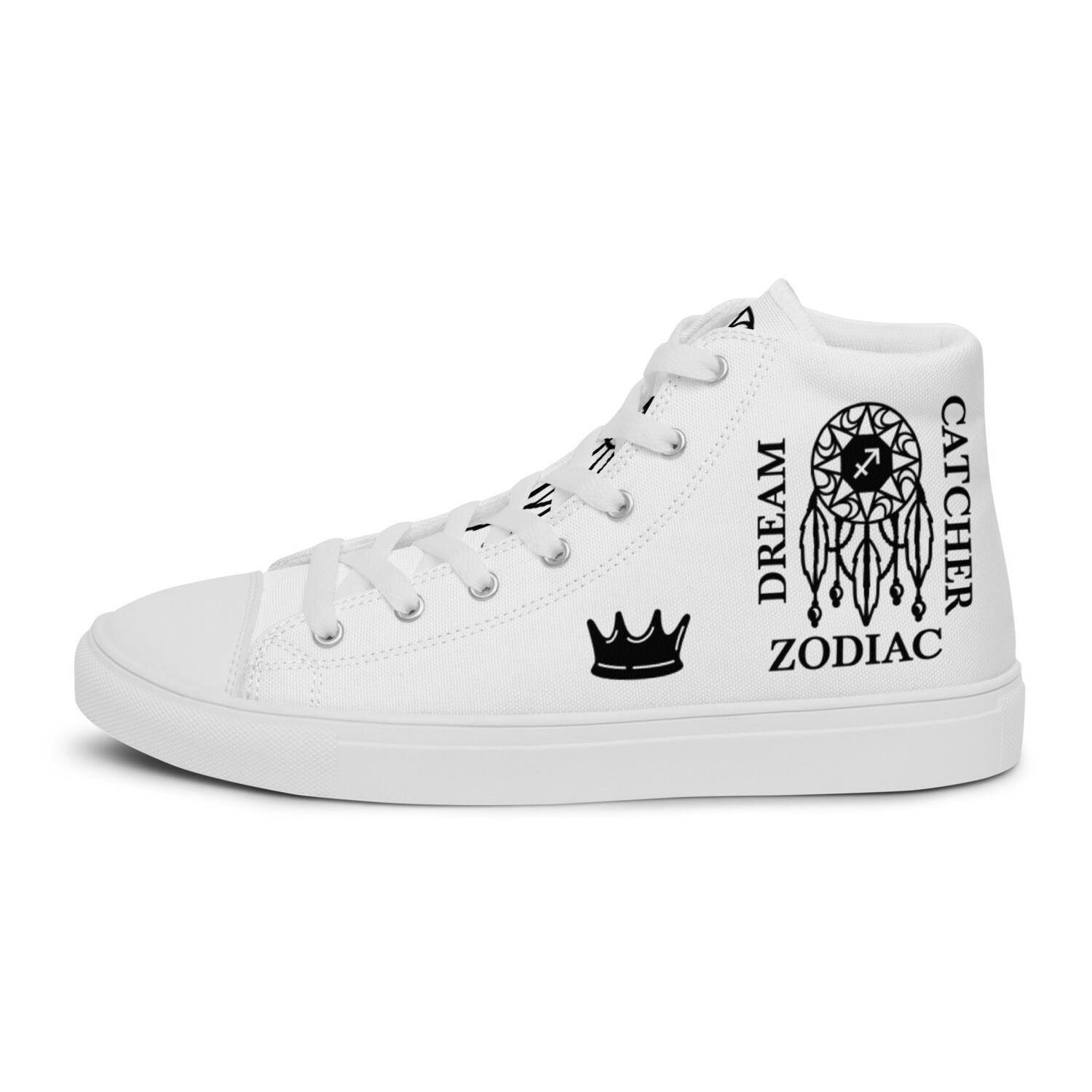 SAGITTARIUS ZODIAC-Women’s high top canvas shoes, Size: 5