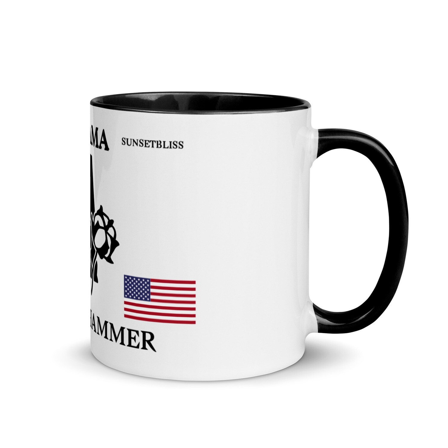 ALABAMA-Mug with Color Inside, Color: Black