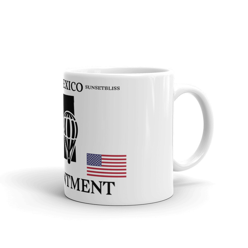 NEW MEXICO-White glossy mug, Size: 11oz