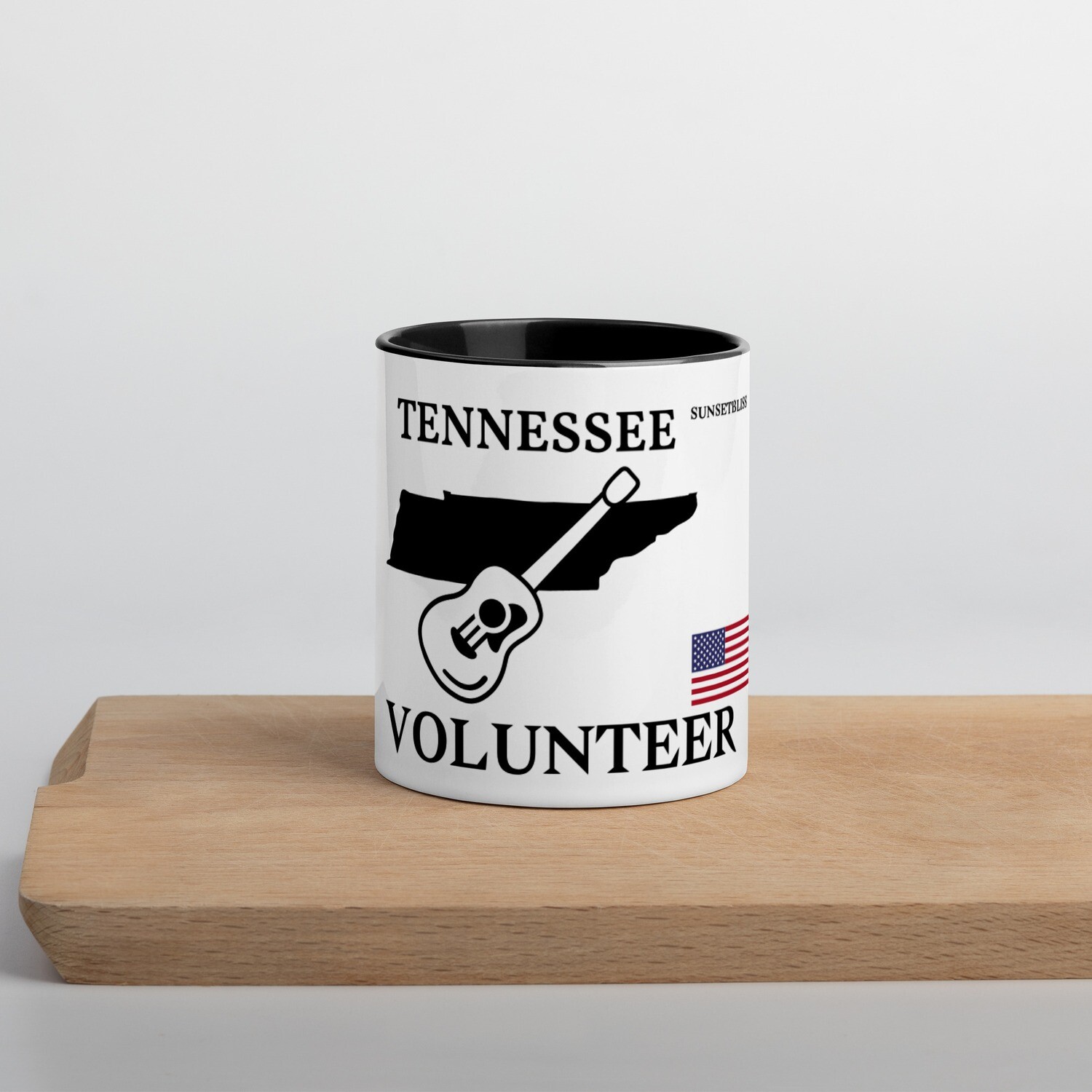 TENNESSEE-Mug with Color Inside, Color: Black