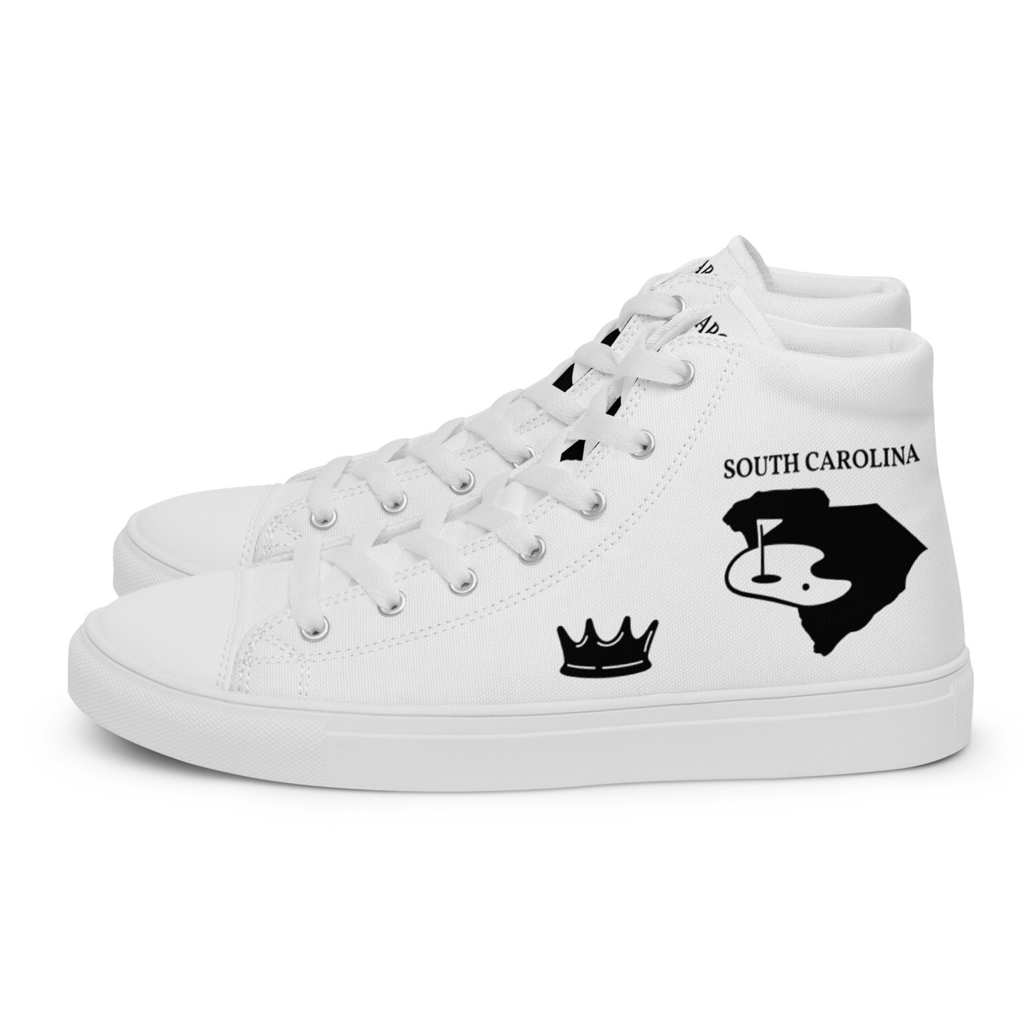 SOUTH CAROLINA-Women’s high top canvas shoes, Size: 5