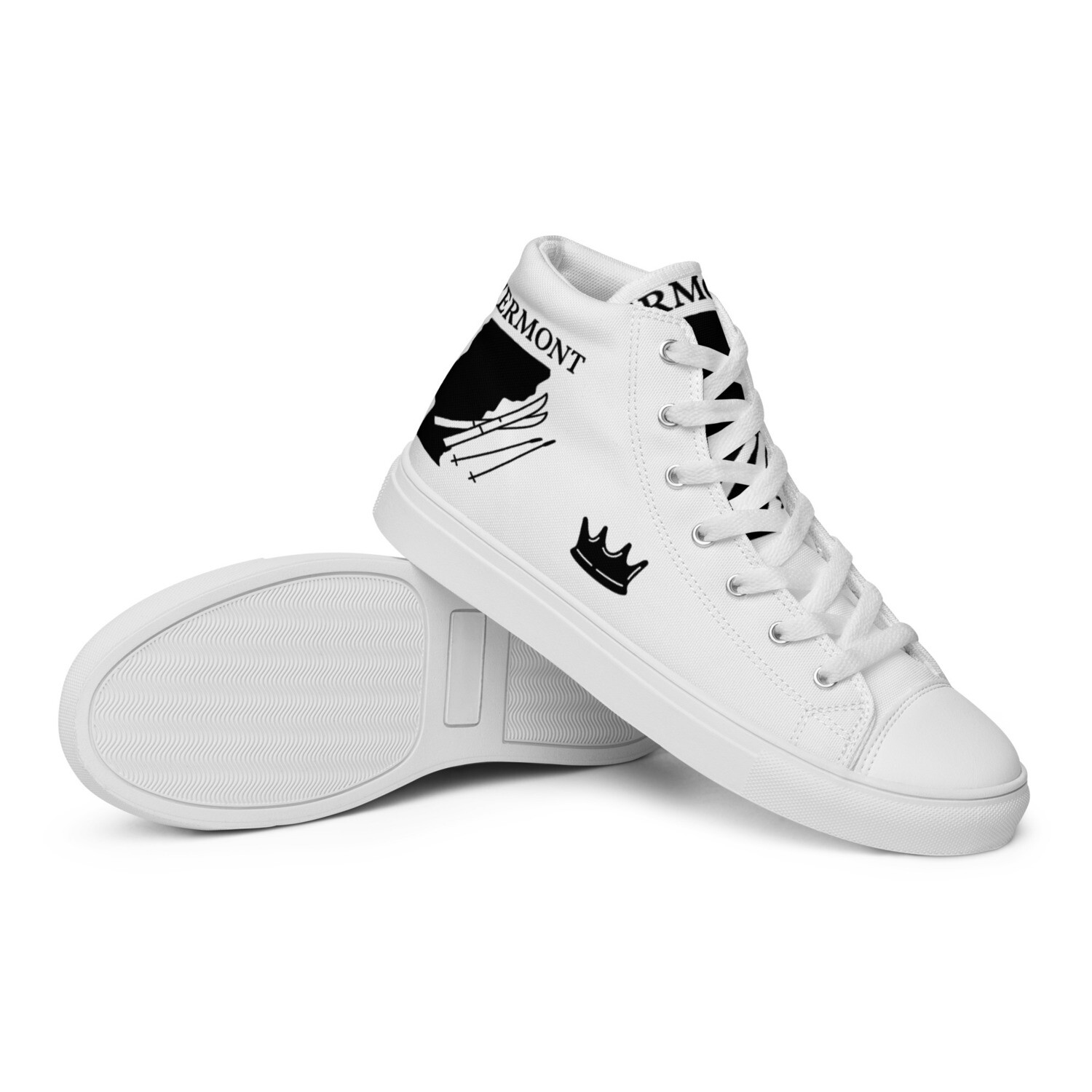 VERMONT-Women’s high top canvas shoes, Size: 5