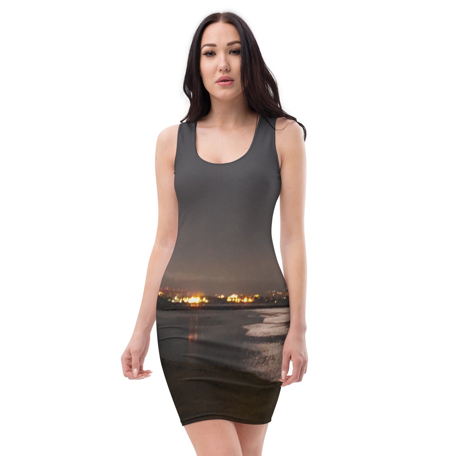 MIDNIGHT BLISS-Sublimation Cut &amp; Sew Dress, Size: XS