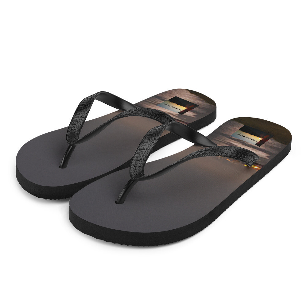 MIDNIGHT BLISS-Flip-Flops, Size: S