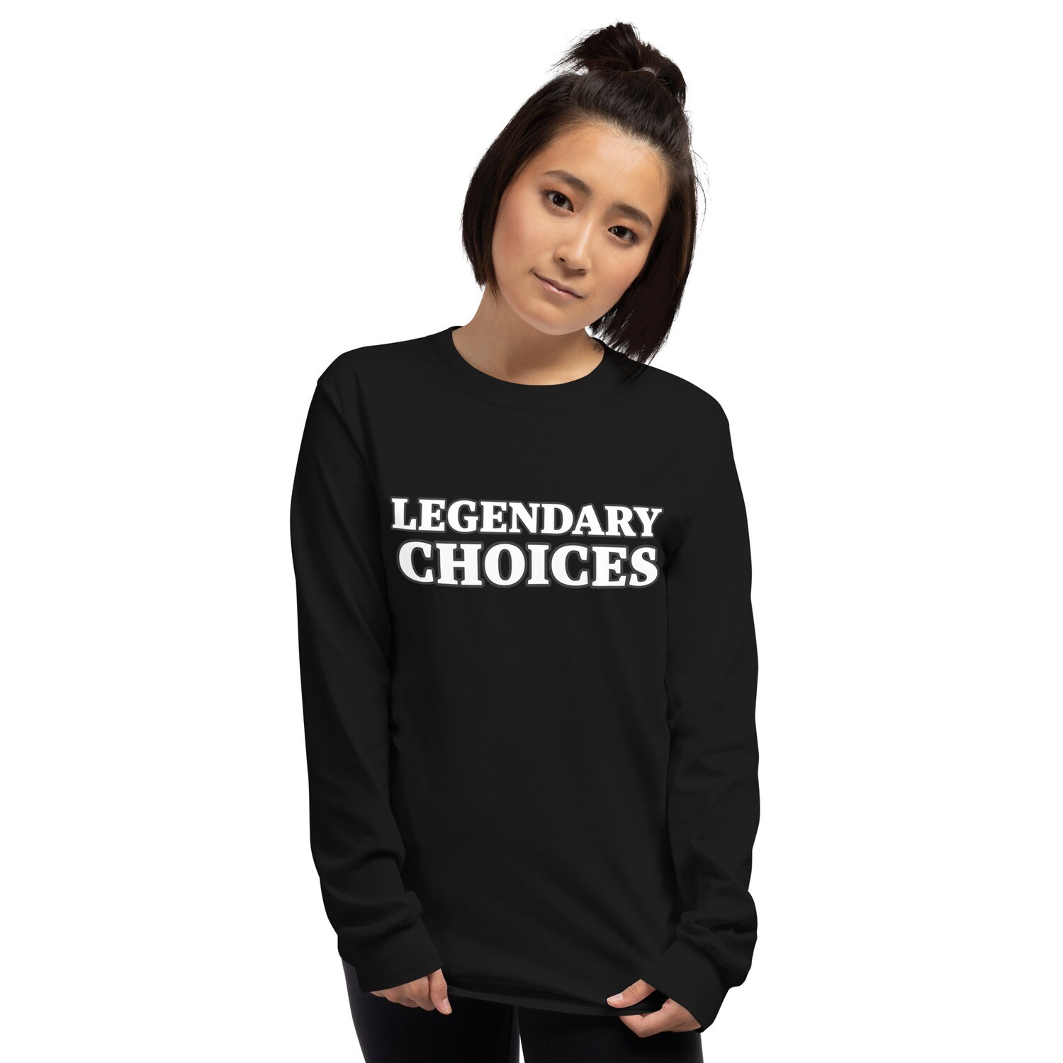 LEGENDARY- Long Sleeve Shirt, Color: Black, Size: S