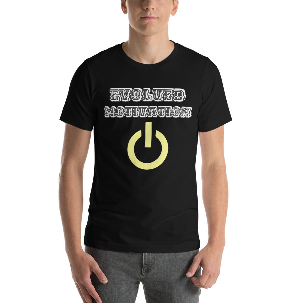EVOLVED-Unisex t-shirt, Color: Black, Size: S