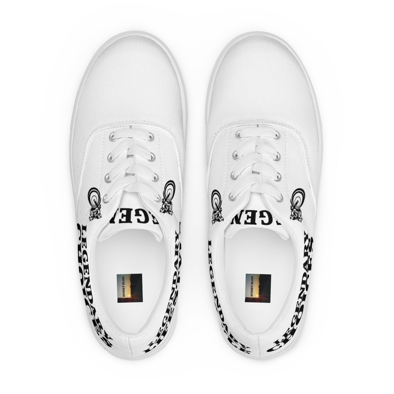 LEGENDARY-Men’s lace-up canvas shoes, Size: 5