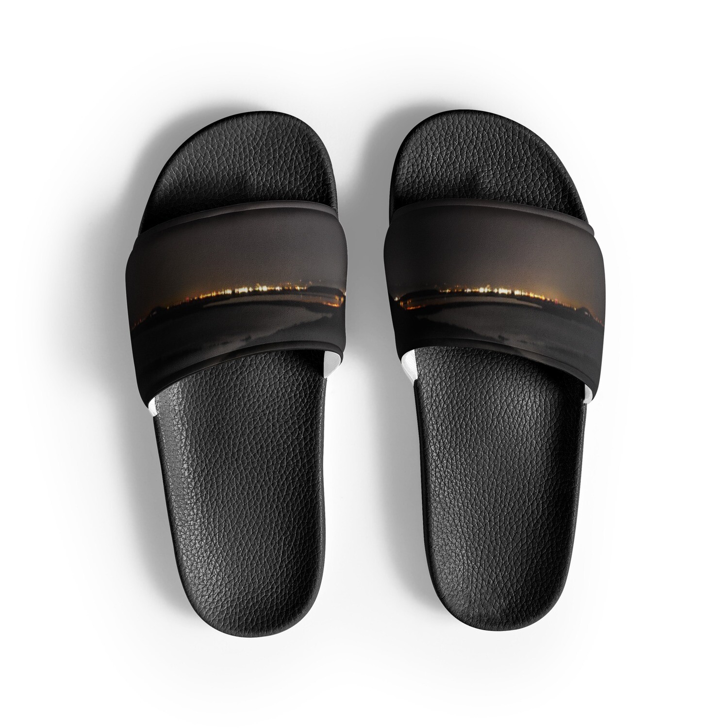 AURA-Women's slides, Color: Black, Size: 5.5