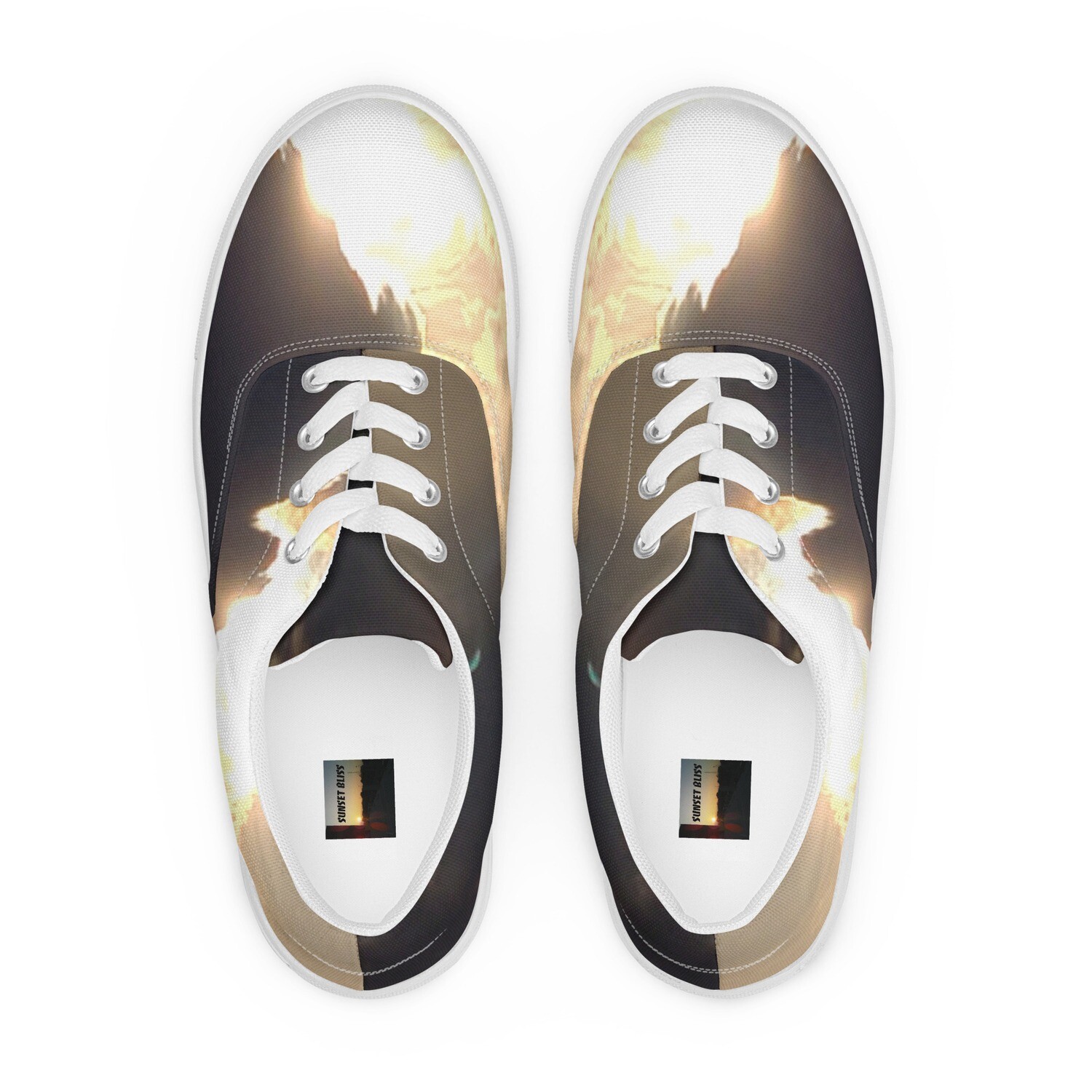 ASCENSION-Women’s lace-up canvas shoes, Size: 5