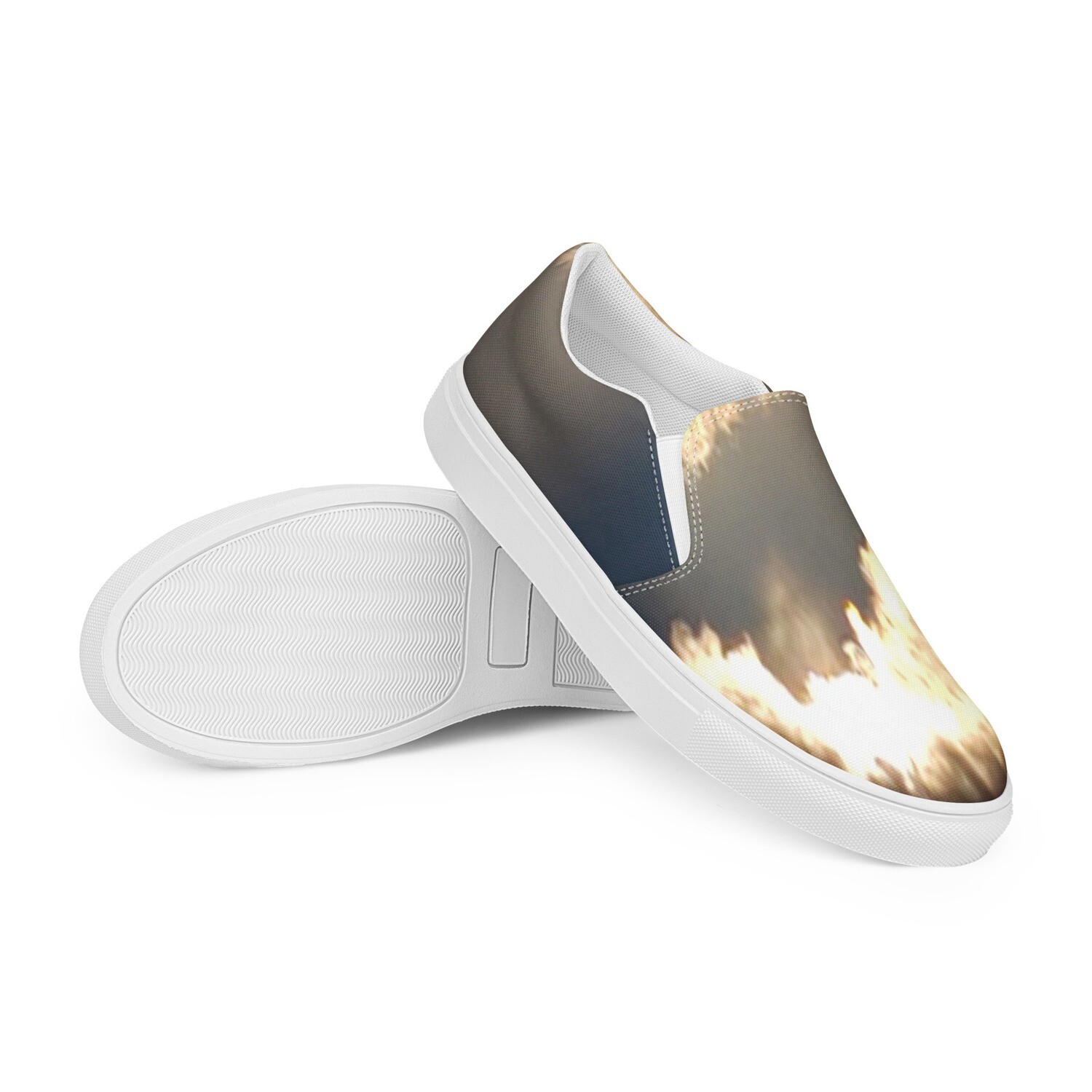 UPLIFT &amp; INSPIRE-Women’s slip-on canvas shoes, Size: 5