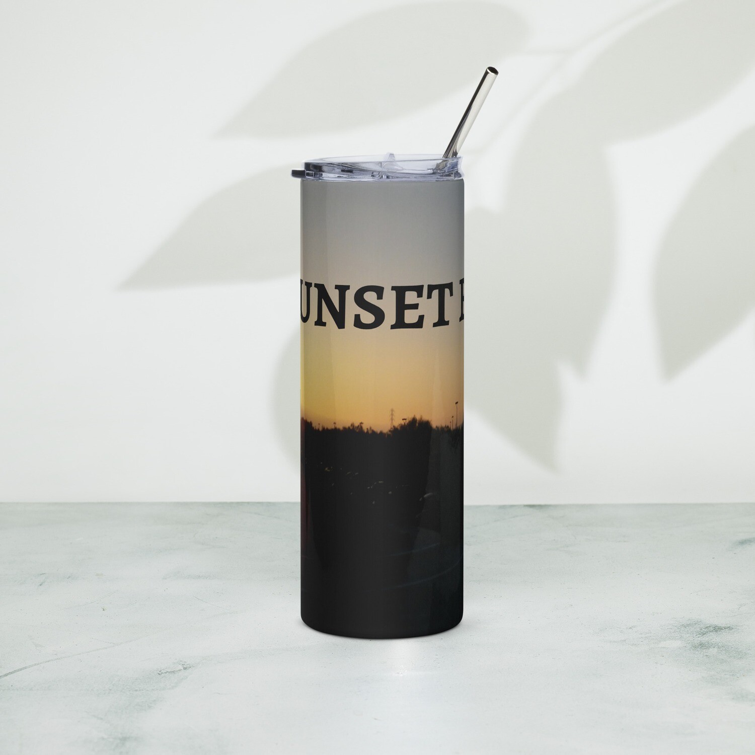 SUNSET BLISS-Stainless steel tumbler