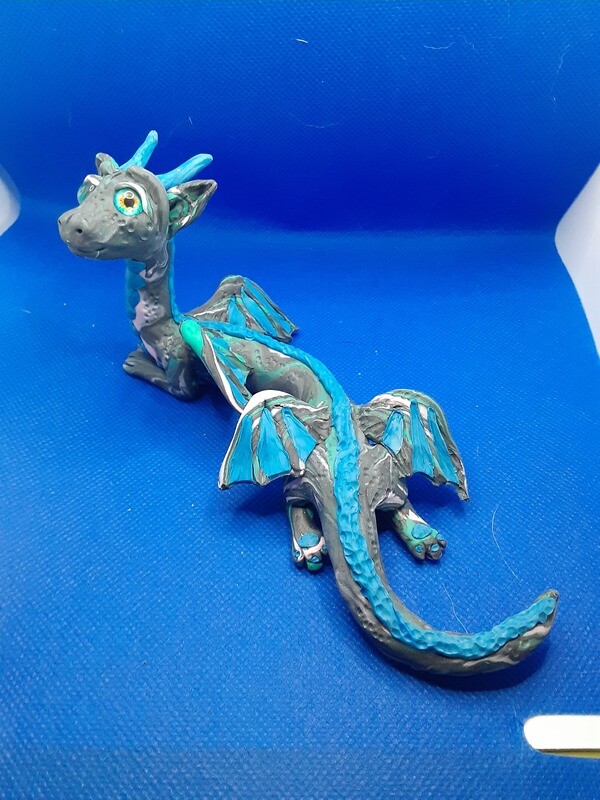 Large marble scaled long body dragon