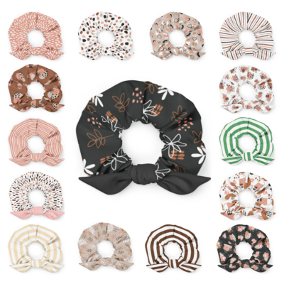 BOHO ABSTRACT HAIR SCRUNCHIES COLLECTION