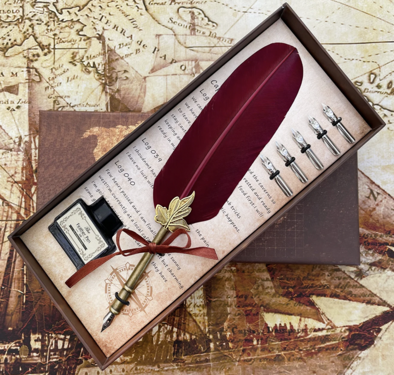 SOLD OUT - Limited Edition J.B. Cyprus Quill Pen Gift Set - SOLD OUT