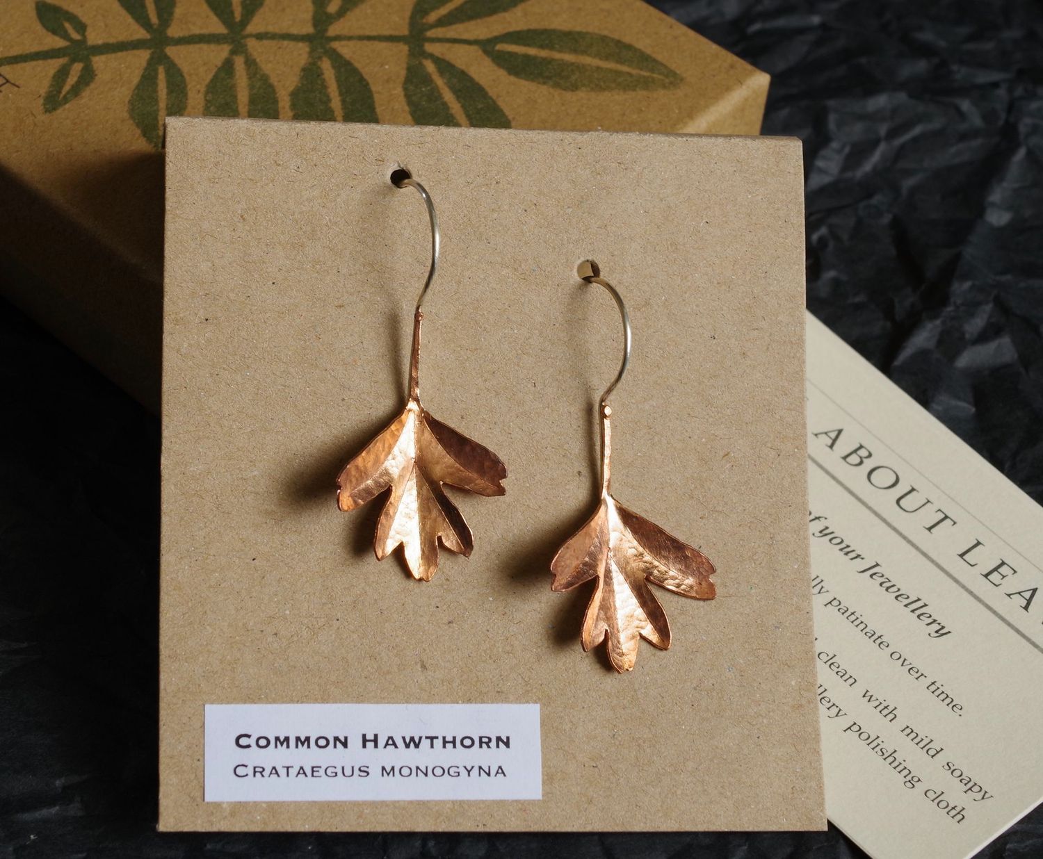 Common Hawthorn -  earrings