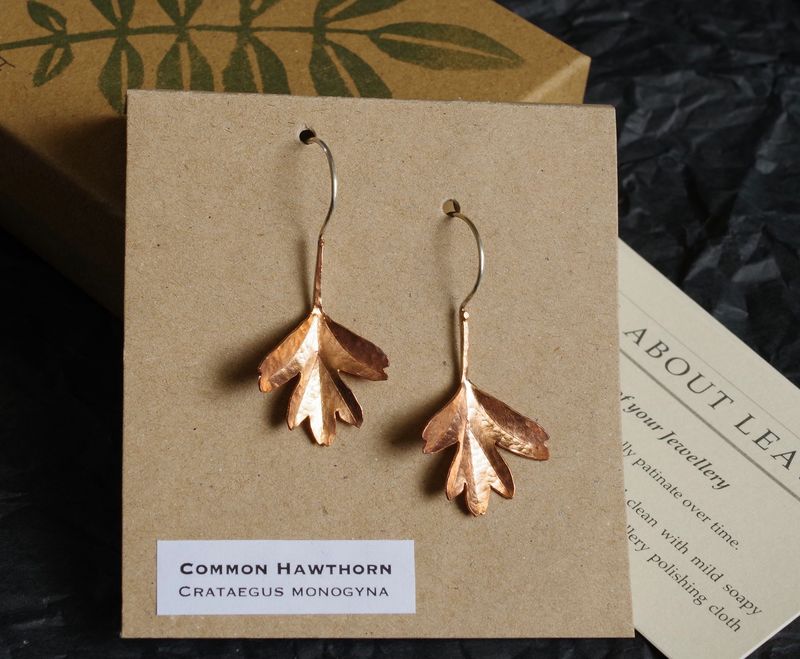Common Hawthorn -  earrings