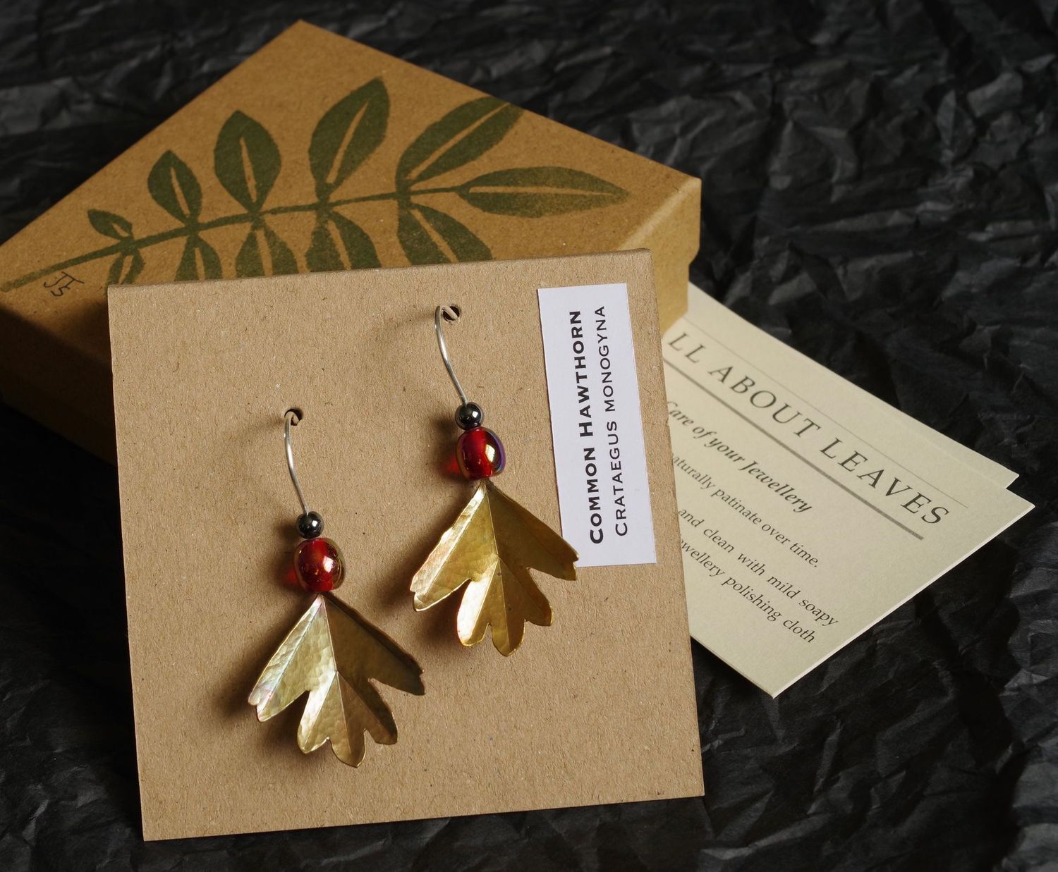 Common Hawthorn -  earrings
