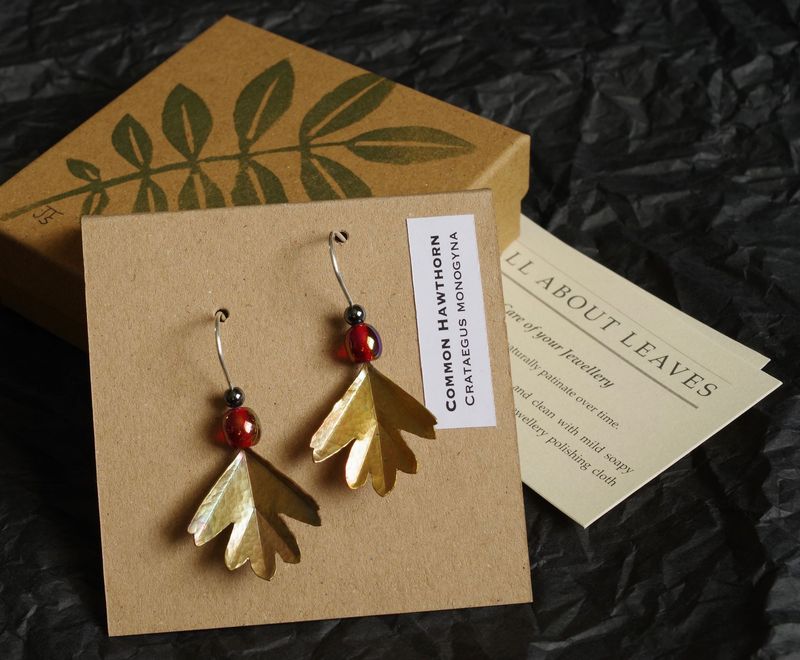 Common Hawthorn -  earrings