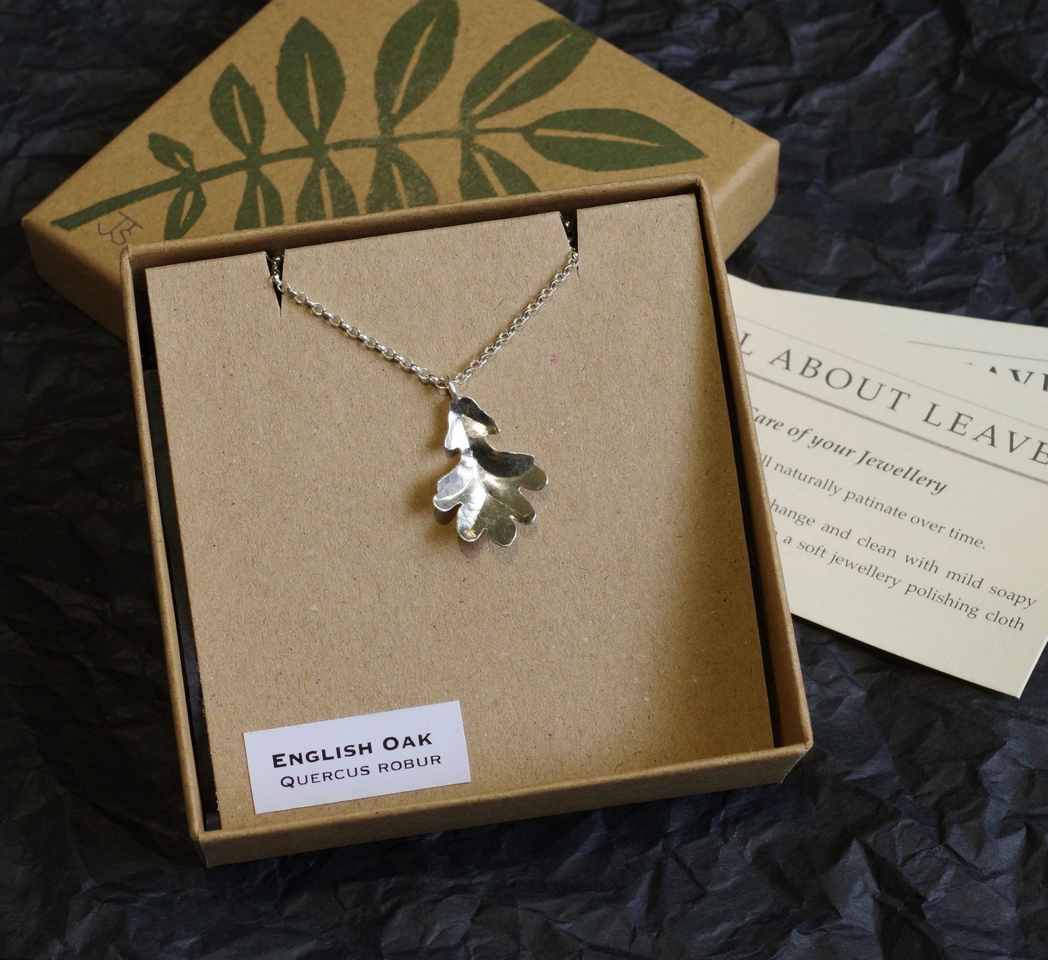 English Oak and Belcher chain Necklace
